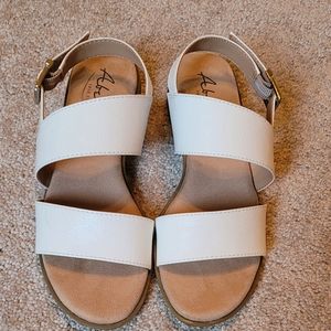 Abella White Sandals